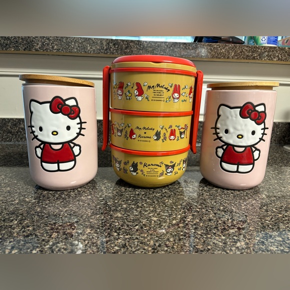 Hello kitty and My melody and kuromi items